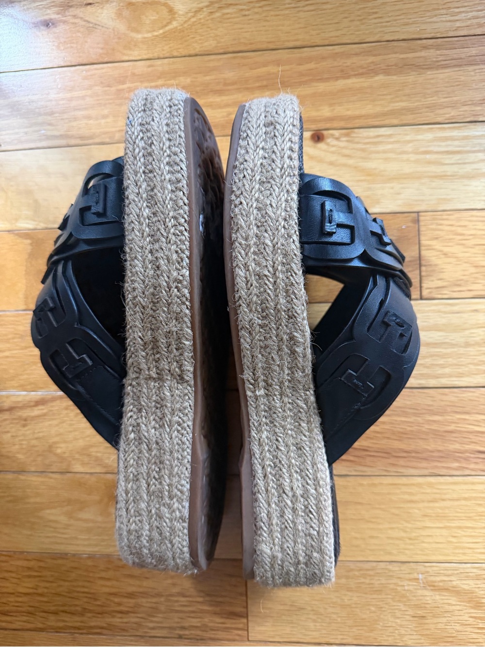 Sam Edelman Pria Black Woven Slide Sandals - Picture 2 of 6